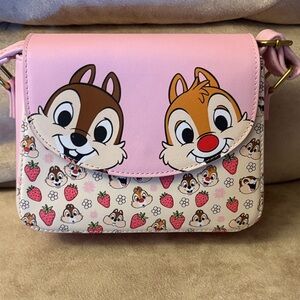 Loungefly Disney's  Chip and Dale Crossbody bag